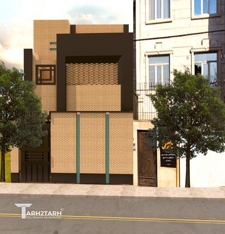 طراحی پلان و نما و داخلی خانه مادربزرگ