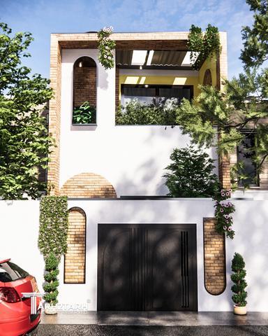 طراحی پلان و نما و داخلی خانه مادربزرگ