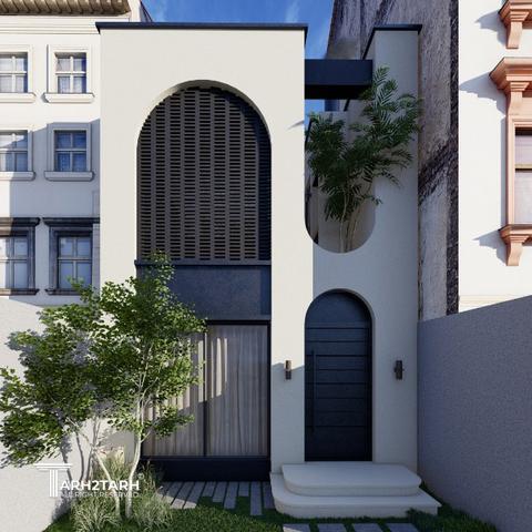 طراحی پلان و نما و داخلی خانه مادربزرگ