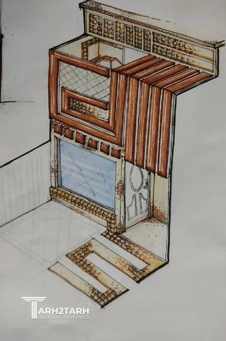 طراحی پلان و نما و داخلی خانه مادربزرگ