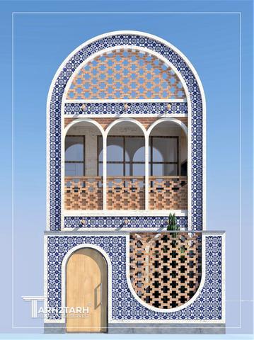 طراحی پلان و نما و داخلی خانه مادربزرگ