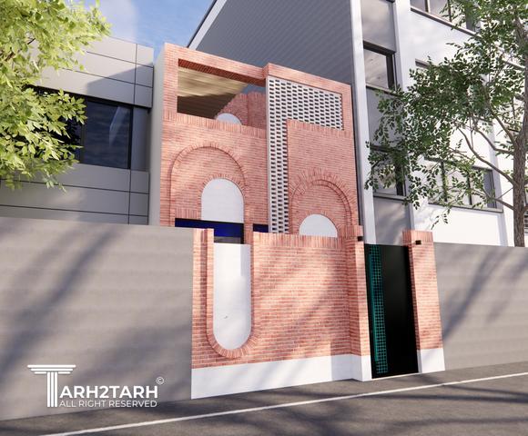 طراحی پلان و نما و داخلی خانه مادربزرگ