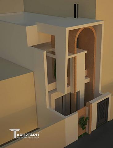 طراحی پلان و نما و داخلی خانه مادربزرگ