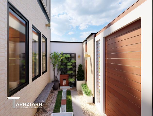 طراحی پلان و نما و داخلی خانه مادربزرگ