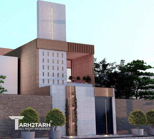 طراحی پلان و نما و داخلی خانه مادربزرگ