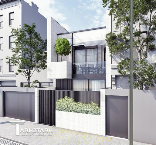 طراحی پلان و نما و داخلی خانه مادربزرگ