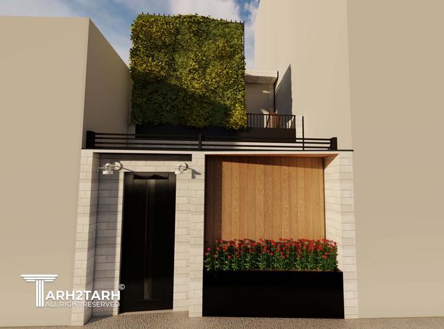 طراحی پلان و نما و داخلی خانه مادربزرگ