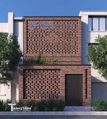 طراحی پلان و نما و داخلی خانه مادربزرگ