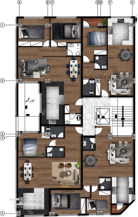 مسابقه پروژه طراحی پلان سیدخندان