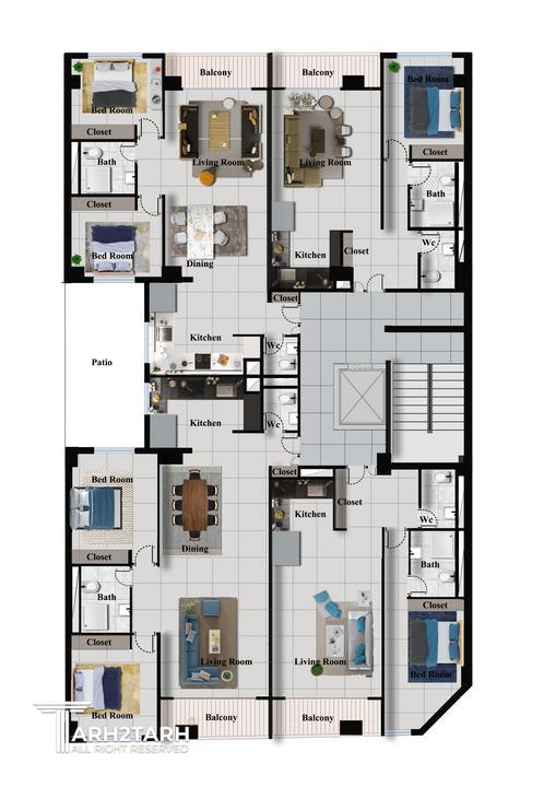 مسابقه پروژه طراحی پلان سیدخندان