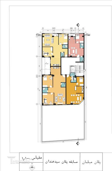 مسابقه پروژه طراحی پلان سیدخندان