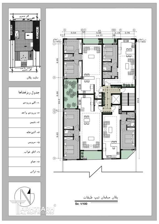  مسابقه پروژه طراحی پلان سیدخندان