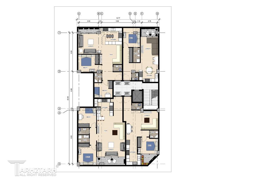 مسابقه پروژه طراحی پلان سیدخندان
