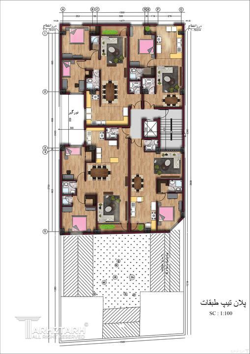 مسابقه پروژه طراحی پلان سیدخندان