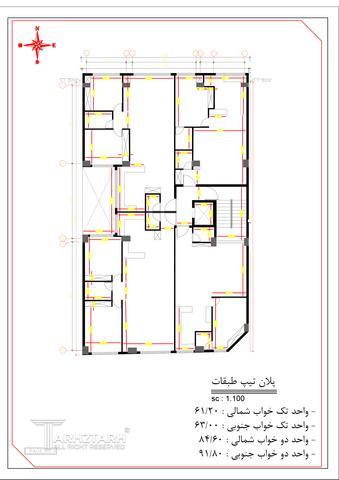 پروژه طراحی پلان سیدخندان