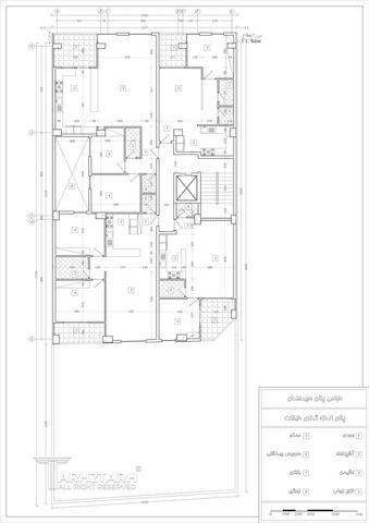 پروژه طراحی پلان سیدخندان