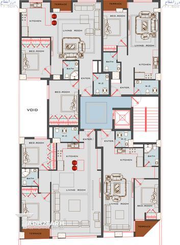 پروژه طراحی پلان سیدخندان