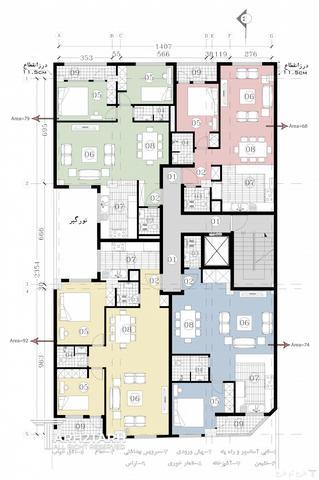 پروژه طراحی پلان سیدخندان