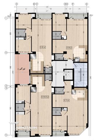 پروژه طراحی پلان سیدخندان