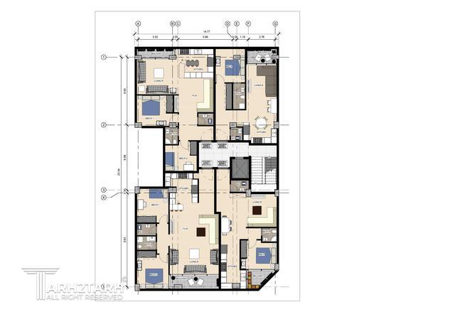 پروژه طراحی پلان سیدخندان