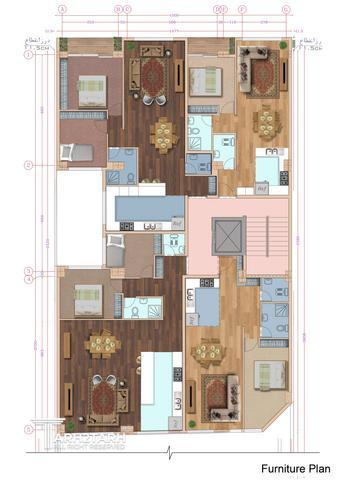 پروژه طراحی پلان سیدخندان