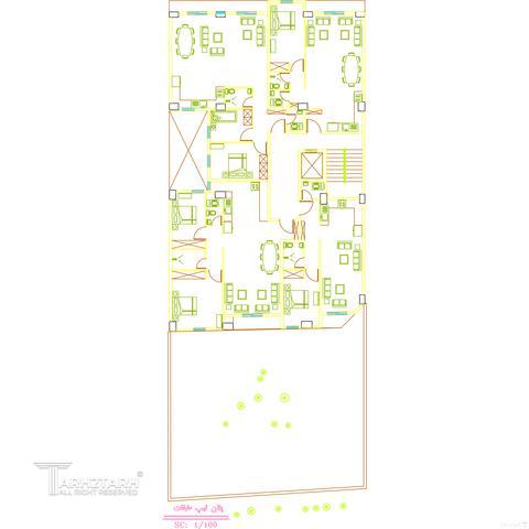 پروژه طراحی پلان سیدخندان
