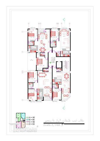 پروژه طراحی پلان سیدخندان