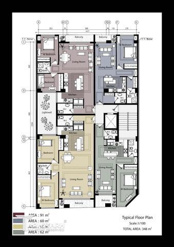 پروژه طراحی پلان سیدخندان