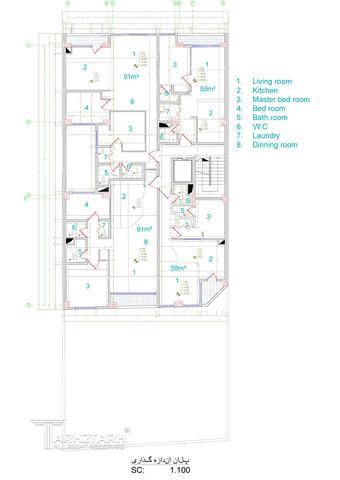 پروژه طراحی پلان سیدخندان