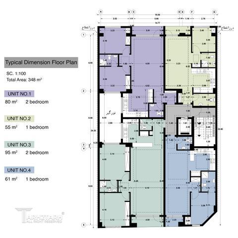 پروژه طراحی پلان سیدخندان