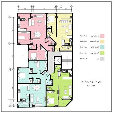 پروژه طراحی پلان سیدخندان