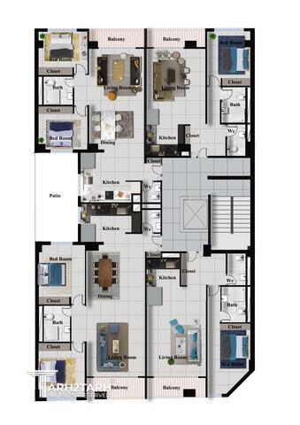 پروژه طراحی پلان سیدخندان