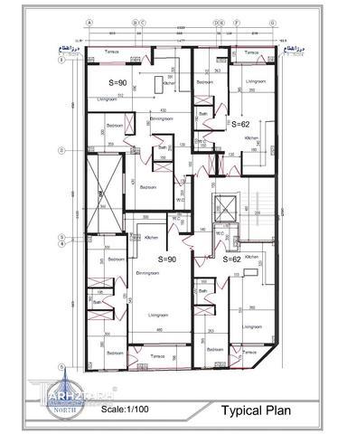 پروژه طراحی پلان سیدخندان