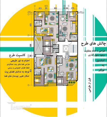 پروژه طراحی پلان سیدخندان