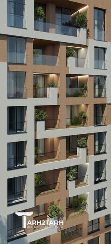 طراحی نما مجتمع مسکونی ارگ فرمانیه