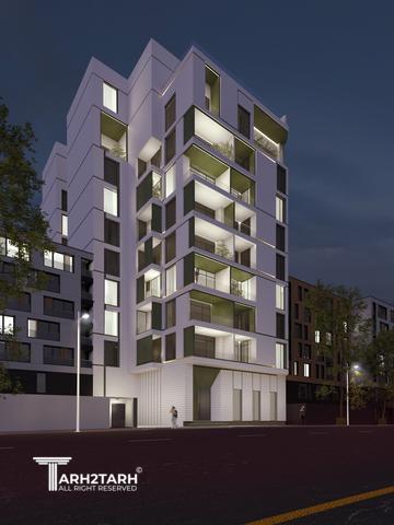 طراحی نما مجتمع مسکونی ارگ فرمانیه