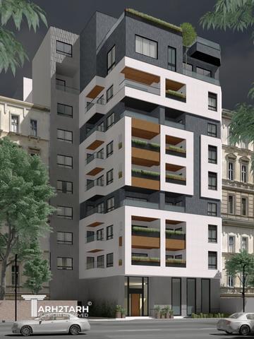 طراحی نما مجتمع مسکونی ارگ فرمانیه