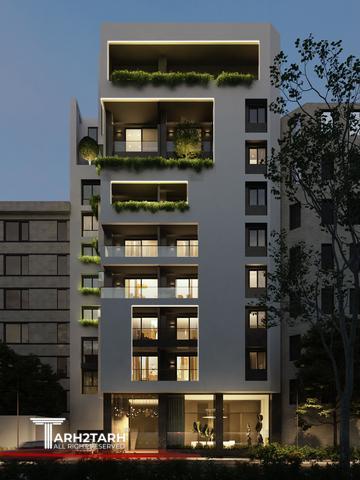 طراحی نما مجتمع مسکونی ارگ فرمانیه