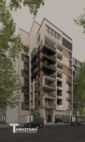 طراحی نما مجتمع مسکونی ارگ فرمانیه