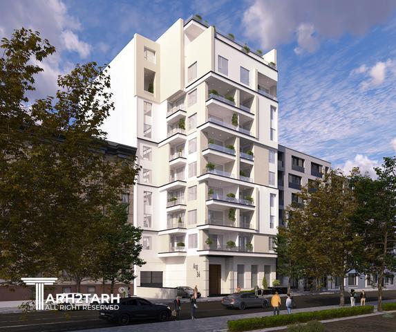 طراحی نما مجتمع مسکونی ارگ فرمانیه