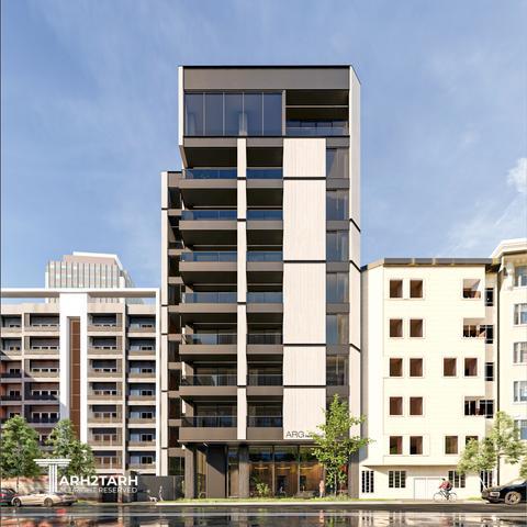 طراحی نما مجتمع مسکونی ارگ فرمانیه