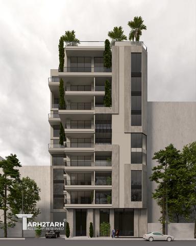 طراحی نما مجتمع مسکونی ارگ فرمانیه