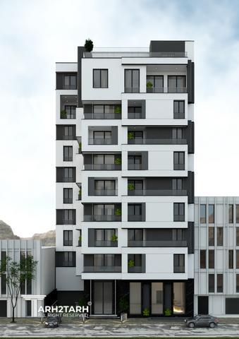 طراحی نما مجتمع مسکونی ارگ فرمانیه