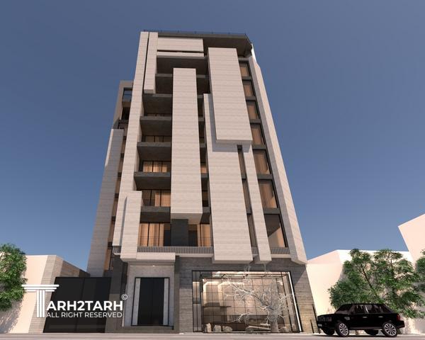 طراحی نما مجتمع مسکونی ارگ فرمانیه