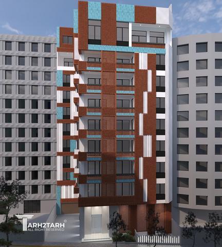 طراحی نما مجتمع مسکونی ارگ فرمانیه