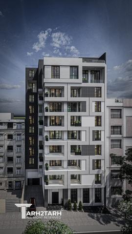 طراحی نما مجتمع مسکونی ارگ فرمانیه