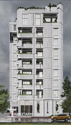 طراحی نما مجتمع مسکونی ارگ فرمانیه