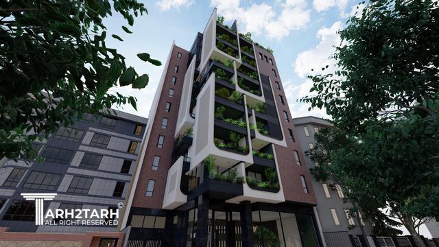 طراحی نما مجتمع مسکونی ارگ فرمانیه