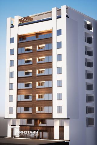 طراحی نما مجتمع مسکونی ارگ فرمانیه