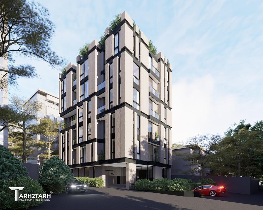 نفر اول مسابقه طراحی پلان و نما ساختمان نومل